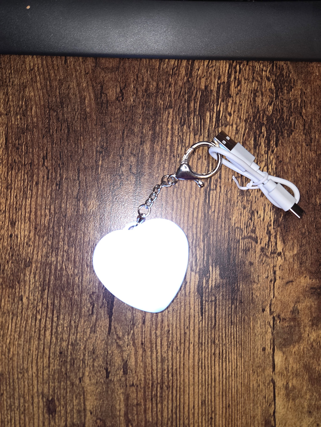 Heart Touch Light Keychain