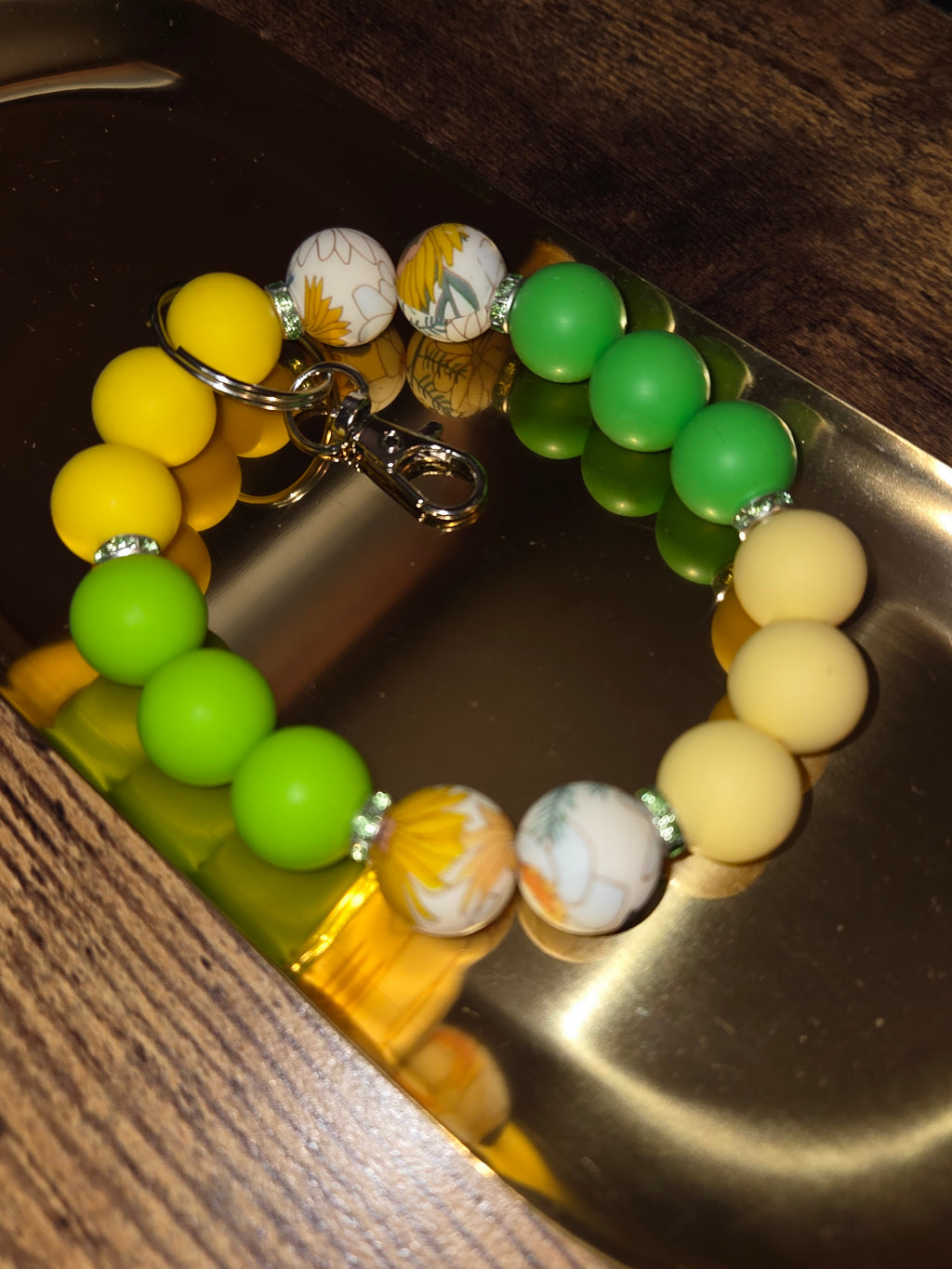 Large Silicone Wristlet Keychains