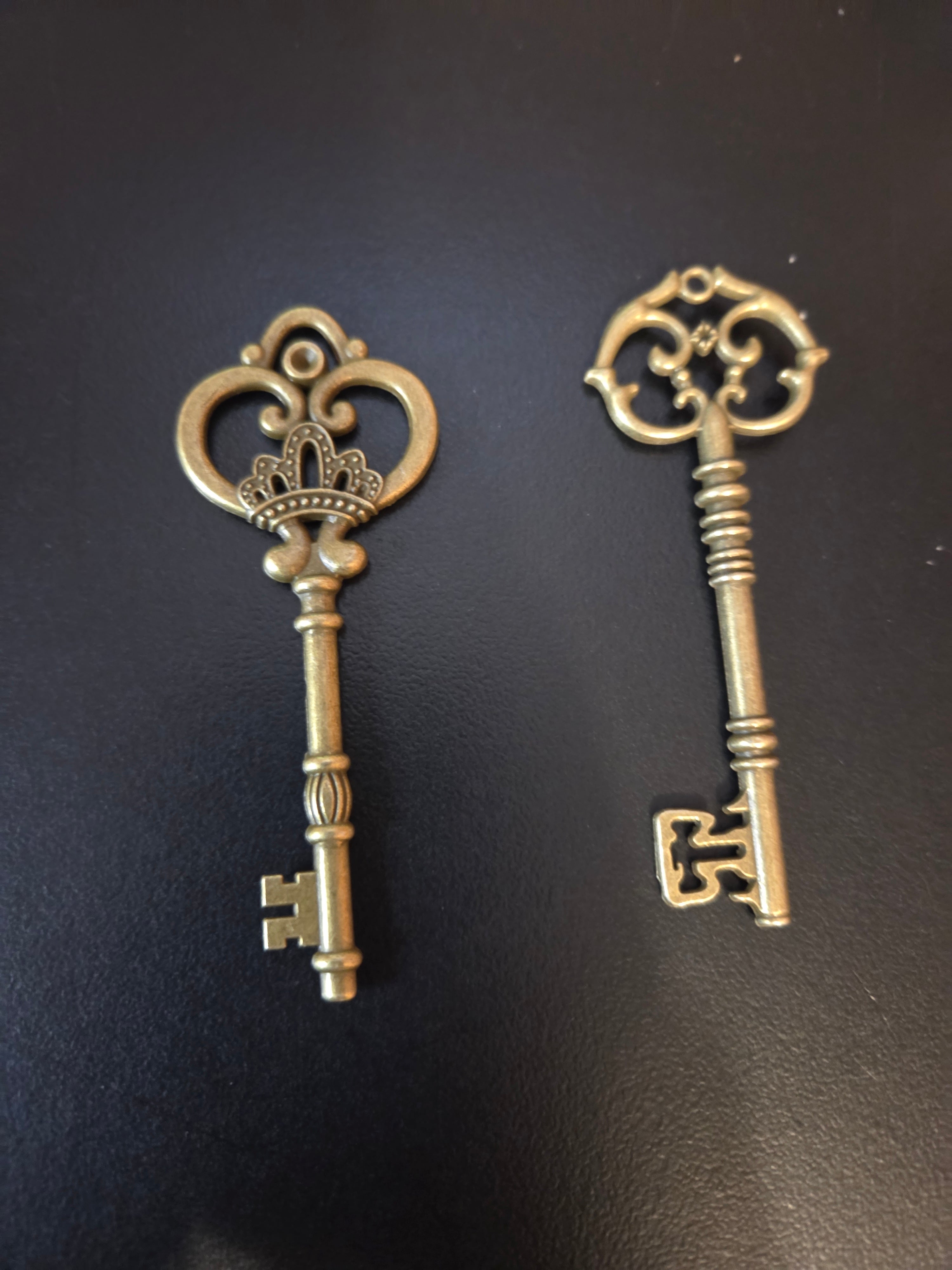 Large Skeleton Key Keychain