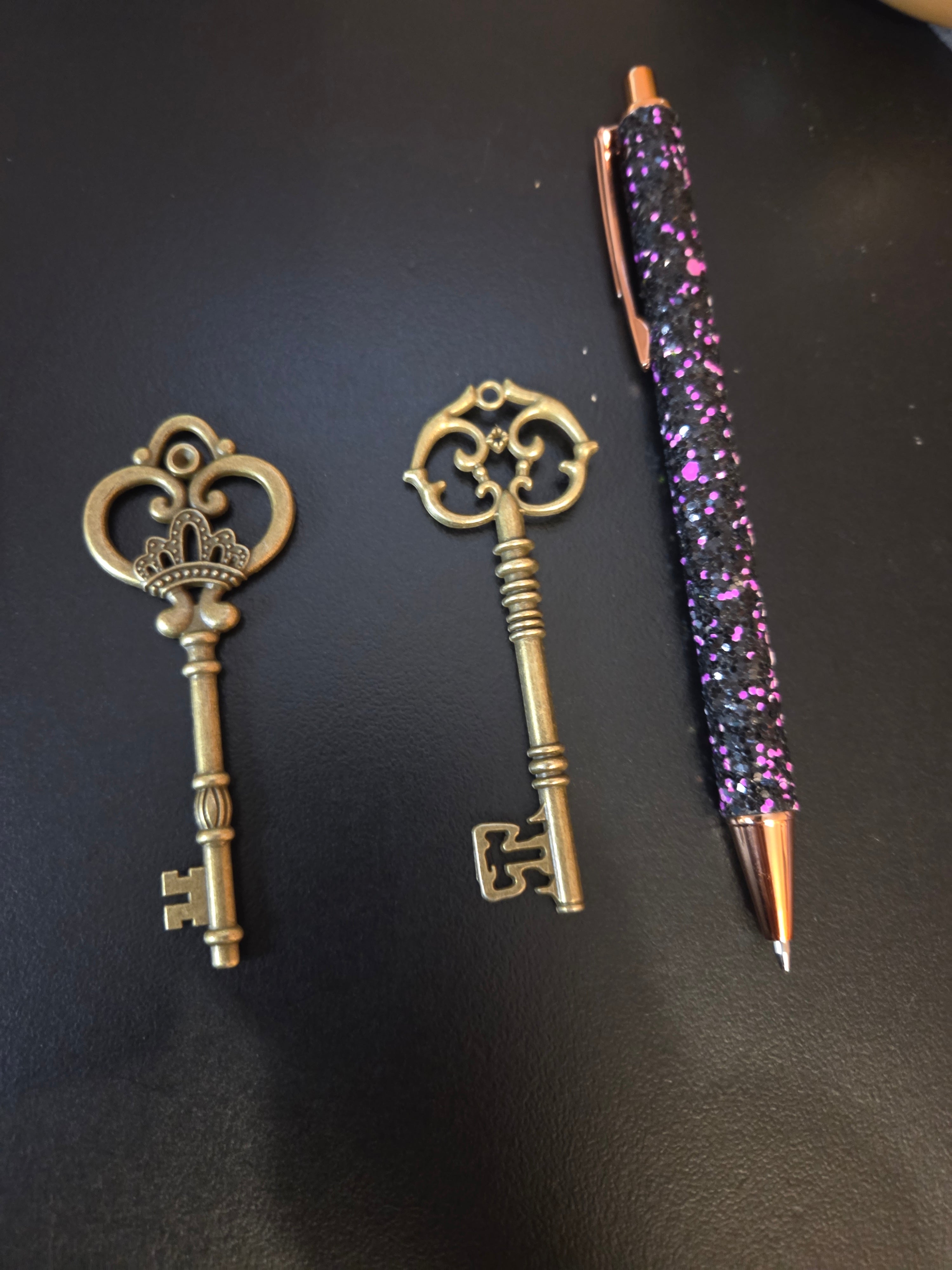Large Skeleton Key Keychain