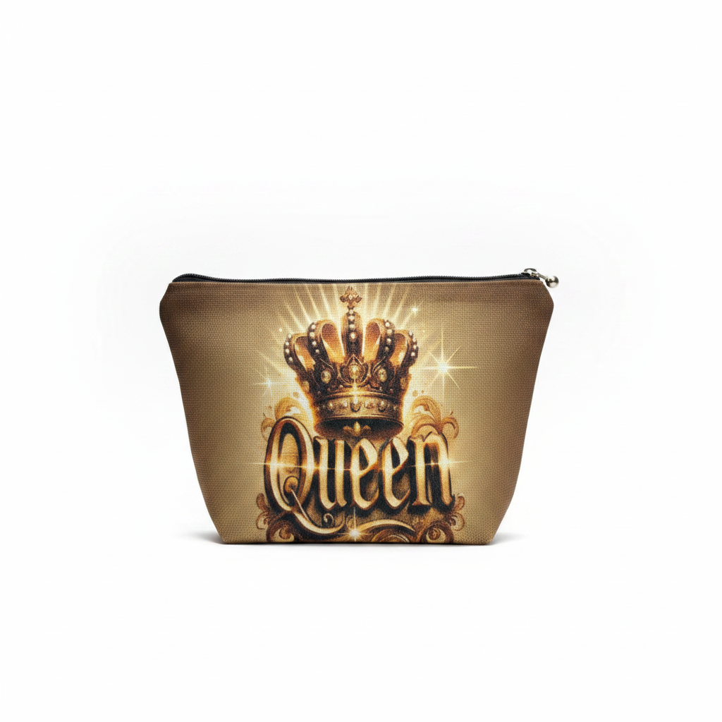 Gold Canvas Queen Bag Standing