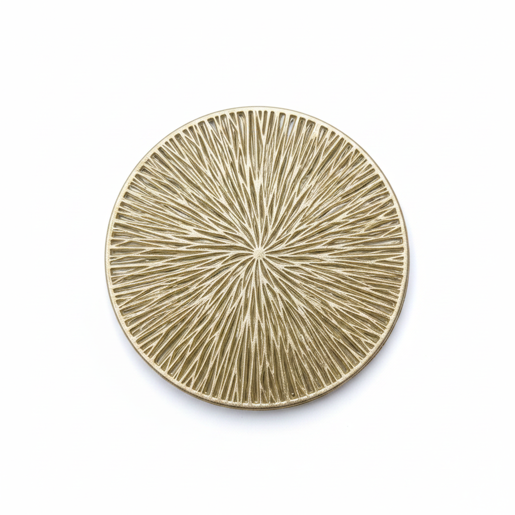 Gold Starburst Coaster