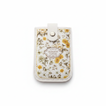 Elegant Flowers Floral Snap Card Holder