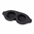 Black 3D contoured adjustable sleep mask