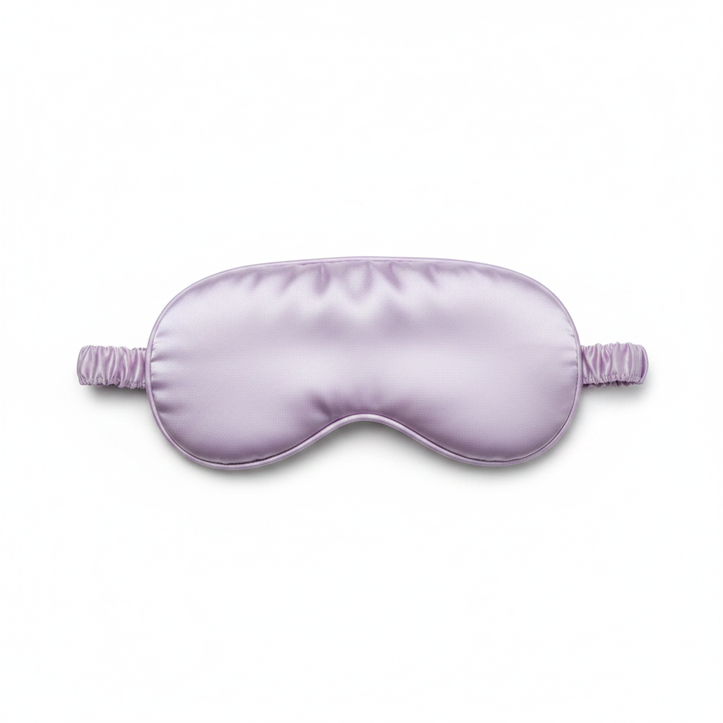 Lavender satin sleep mask one size fits all