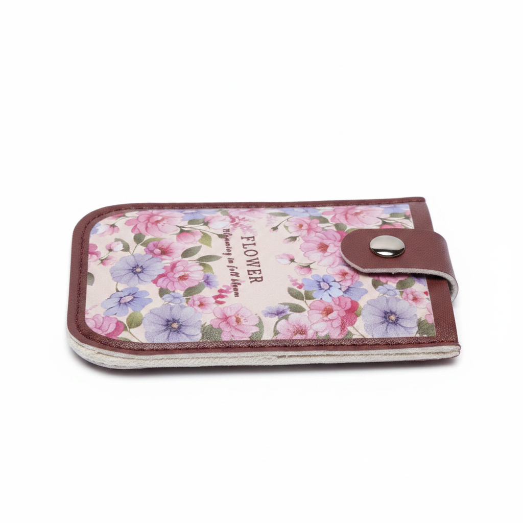 Flower Blooming Snap Card Holder
