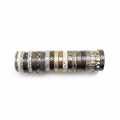 Black white and gold decorative washi tape rolls set of 5