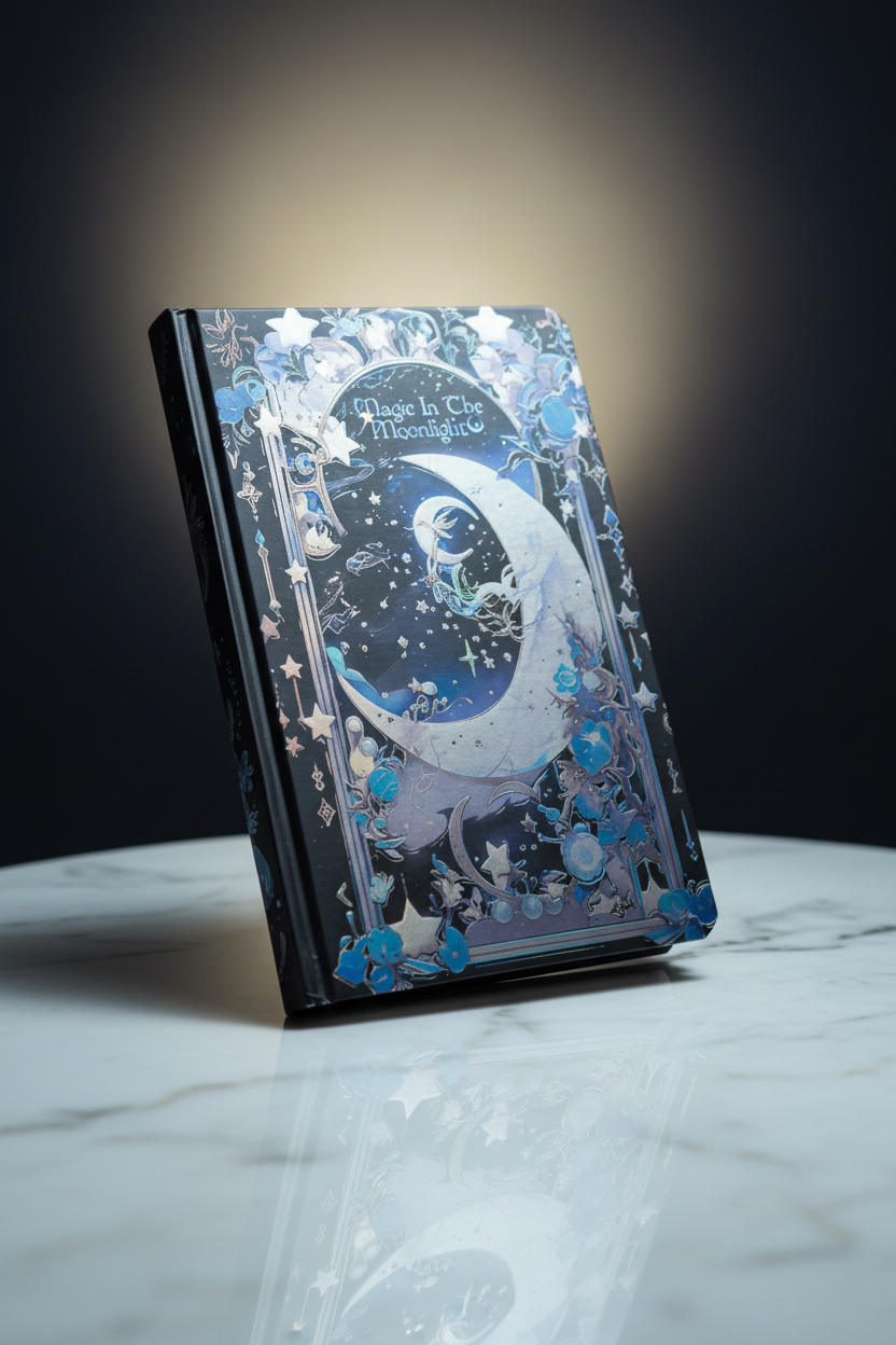 Magic In The Moonlight journal - Moon cover