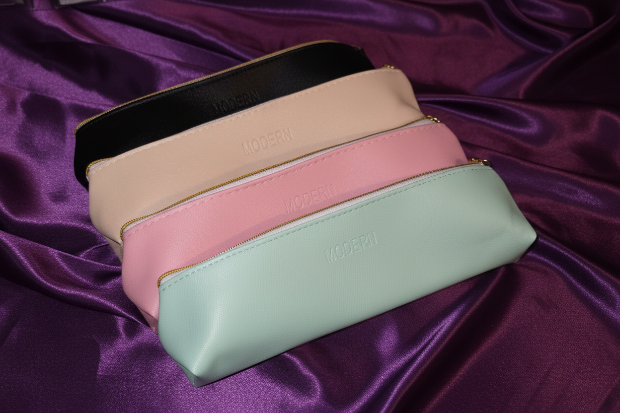 Modern Leather Pencil Case