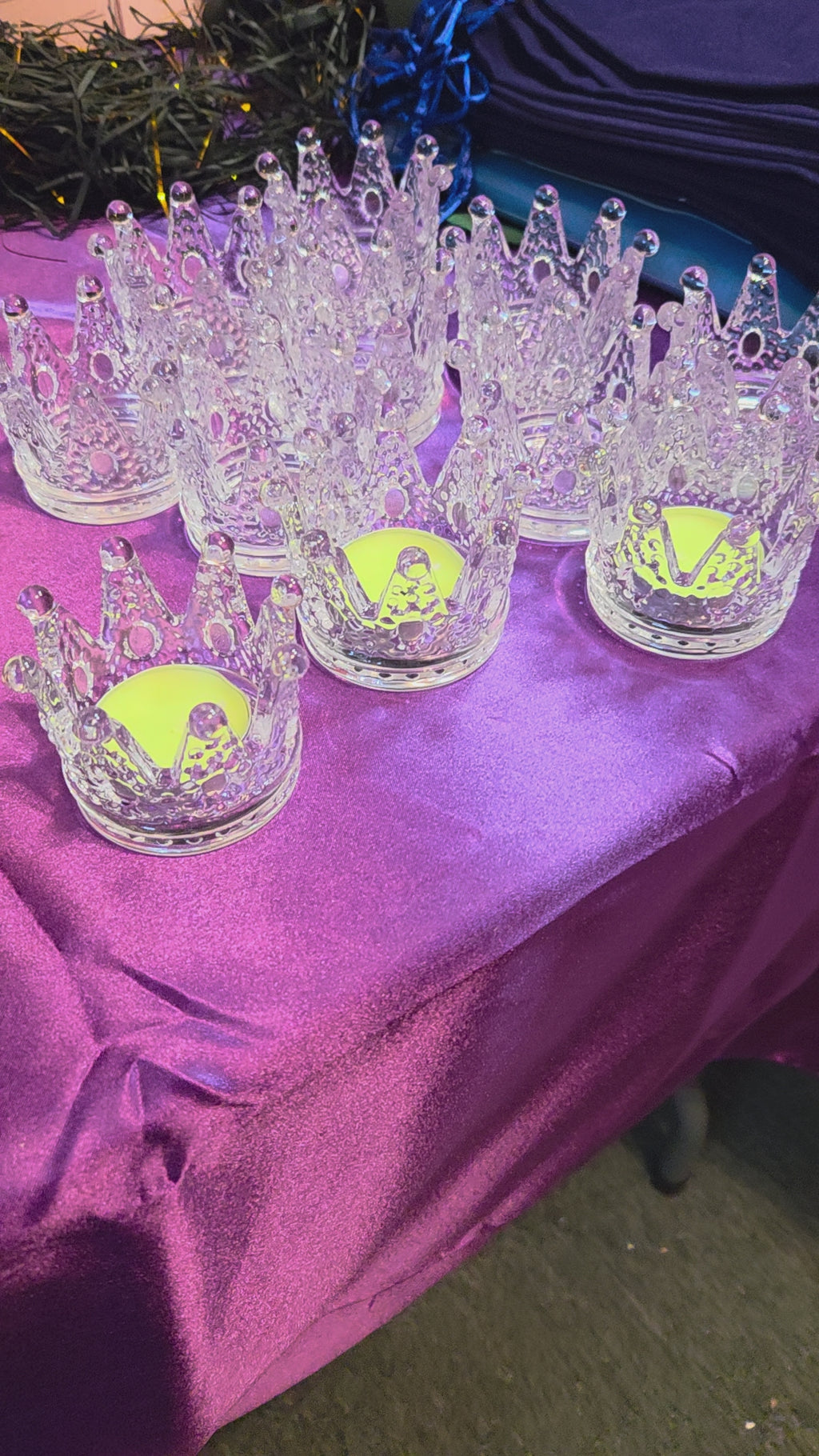 Crown Tea Light Candle Holder