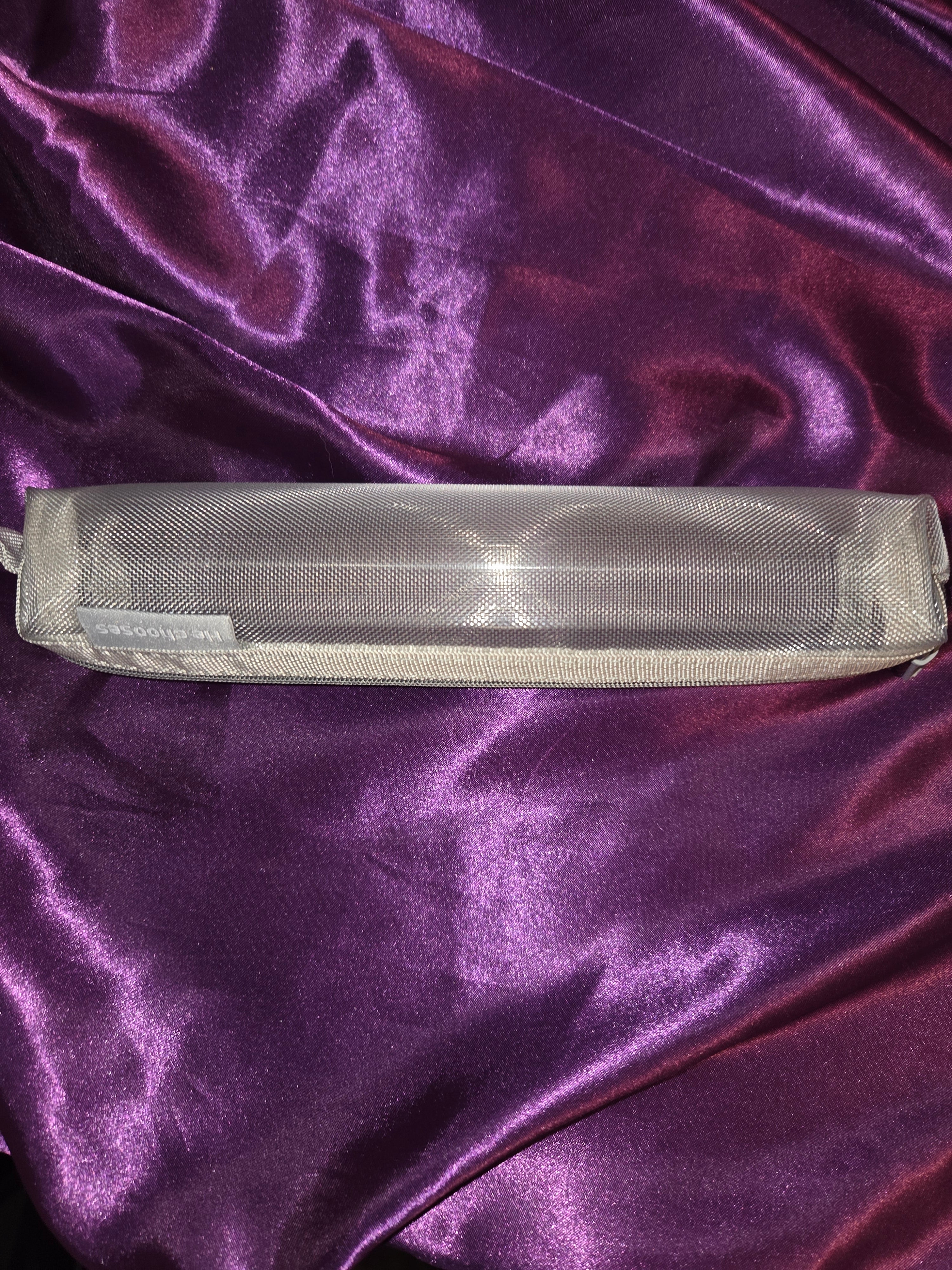 Mesh Cylindrical Pencil Case