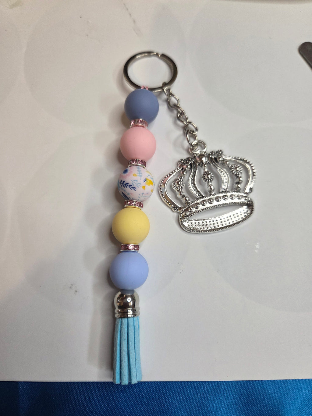 Silicone Straight Keychain