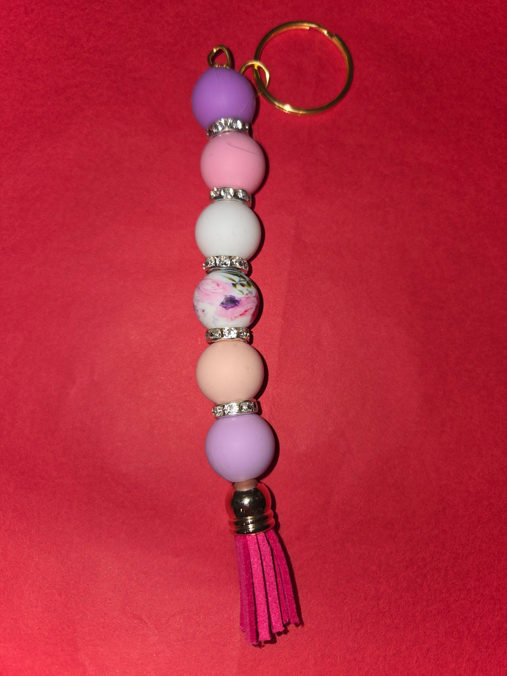 Silicone Straight Keychain