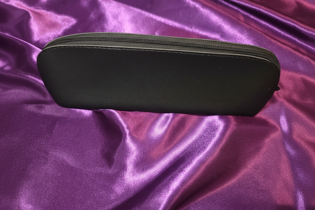 Triangle Leather Pencil Case - Brightened