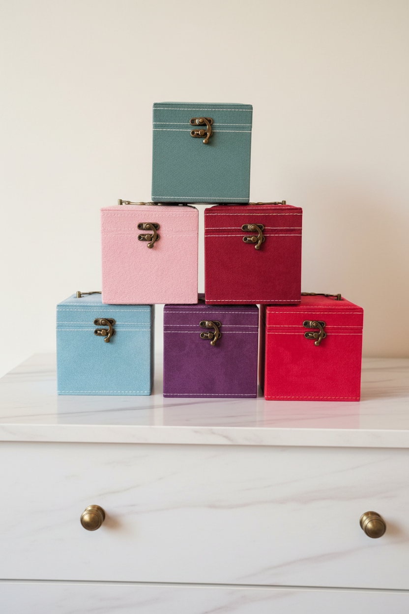 Velvet Jewelry Box Collection